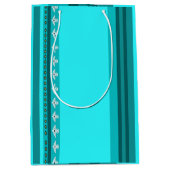 Moyen Sac de cadeau de turquoise de Thunderbird de Natif (Devant)