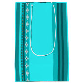Moyen Sac de cadeau de turquoise de Thunderbird de Natif (Dos)