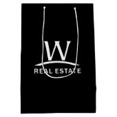 Moyen Sac de cadeau d'immobiliers de W (Dos)