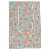 Moyen Sac de fleurs cadeau joyeuses (Dos)