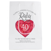 Moyen Sac fait sur commande de cadeau de bijoux (Dos)