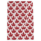 Moyen Sac frais de cadeau de feuille d'érable du Canada (Dos)