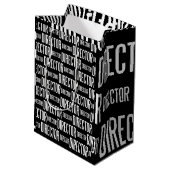 Moyen Sac mat de cadeau de directeur (milieu) (Dos Angle)