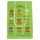 Moyen Sac mignon de cadeau de partie de jour des maths (Dos)