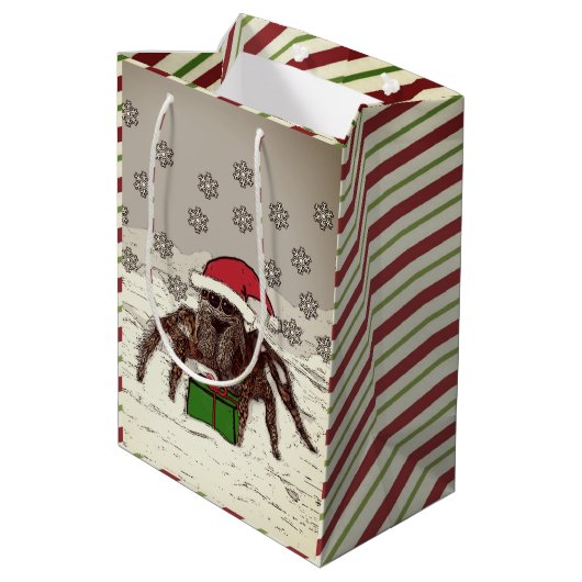 Moyen Sac nommé fait sur commande de cadeau de Noël (Dos Angle)