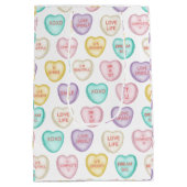 Moyen Self Love Candy Hearts - Sac cadeau blanc (Dos)