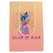 Moyen Splash de grand sac cadeau Aloha (Dos)