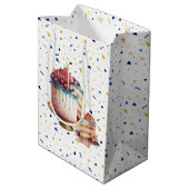 Moyen Une tranche de sac cadeau de gâteau (Dos Angle)
