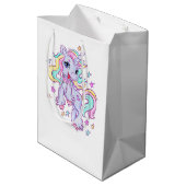 Moyen Unicorne Anniversaire fête Medium Cadeau Sac (Dos Angle)