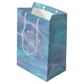 Moyen Valse du sac cadeau Snowflakes (Dos Angle)
