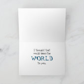 Moyenne du monde pour vous carte (Intérieur)