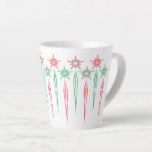 Moyenne Icicules Latte Mug (Angle droit)