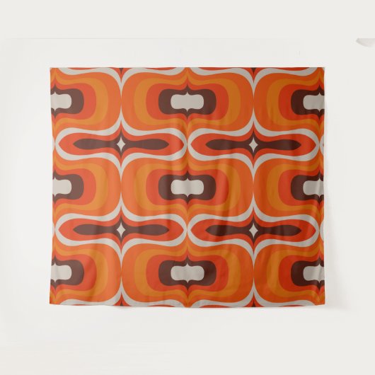 Moyenne siècle tapisserie rétro (Devant (Horizontal))