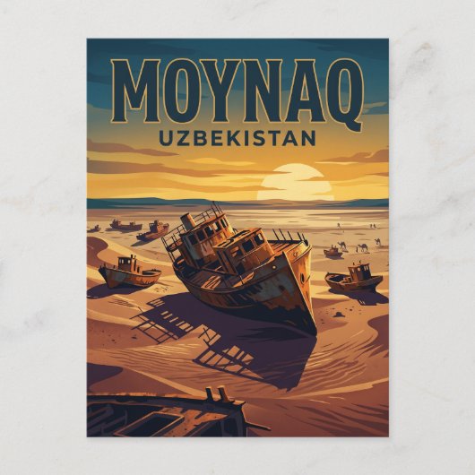 Moynaq Oezbekistan Briefkaart (Voorkant)