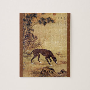 Moyuli ~ 墨 璃 ~ Greyhound ~ Giuseppe Castiglion Legpuzzel