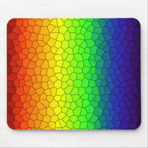 Mozaïek Abstract regenboogontwerp Muismat