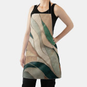 Mozaïek Abstracte kunst - Taupe en Emerald Schort (Insitu)