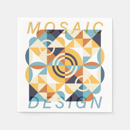 Mozaïek Art Pattern Servet (Voorkant)
