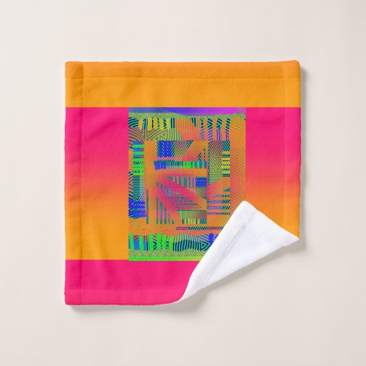 Mozaïek bad handdoek (Wasdoekje)