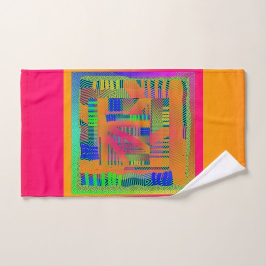 Mozaïek bad handdoek (Handdoek)