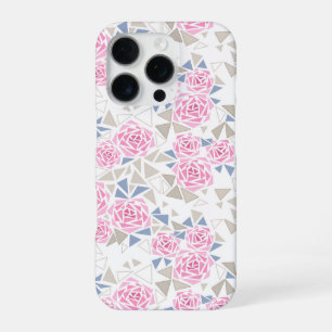 Mozaïek, bloemen iPhone 16 pro hoesje