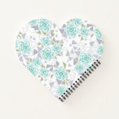 Mozaïek, bloemen notitieboek (Achterkant)