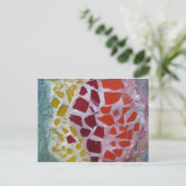 mozaïek briefkaart (Staand voorkant)