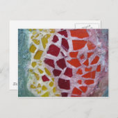 mozaïek briefkaart (Voorkant / Achterkant)