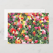 mozaïek briefkaart (Voorkant / Achterkant)