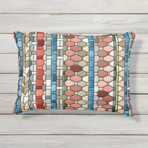 mozaïek buitenkussen