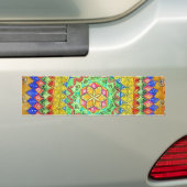 mozaïek bumpersticker (Op auto)