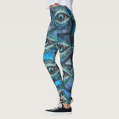 Mozaïek draak oog5 leggings (Links)