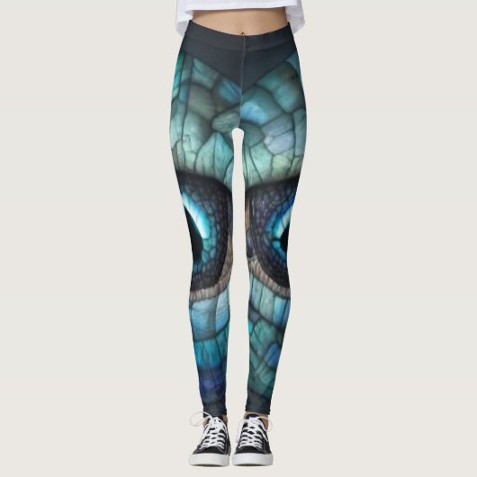 Mozaïek dragon eye5 leggings (Voorkant)