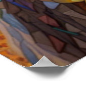 Mozaïek Eagle Poster (Hoek)