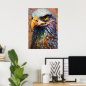 Mozaïek Eagle Poster (Thuiskantoor)