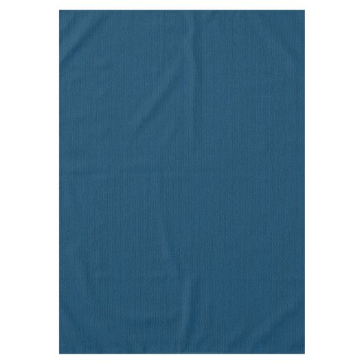 Mozaïek Effen Blauw Gestructureerd Patroon Tafelkleed (Voorkant)