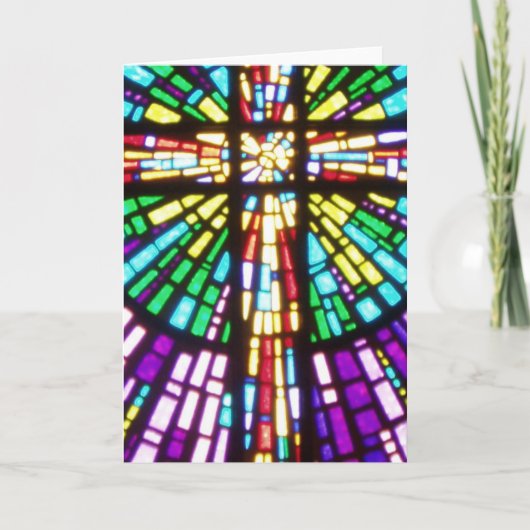 Mozaïek gedeeltelijk kruis kaart (Voorkant)