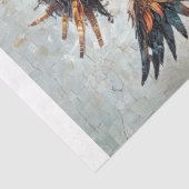 Mozaïek Gevleugelde Engel Decoupage Tissuepapier (Detail)