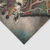 Mozaïek Giraffe Decoupage Tissuepapier (Detail)