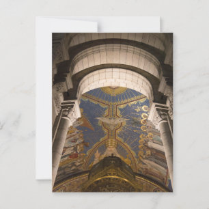 Mozaïek in de Sacré-Coeur Basiliek, Parijs Briefkaart