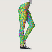 Mozaïek Kleurrijke Glitter Leggings (Rechts)