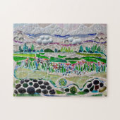 Mozaïek Landschap Legpuzzel (Horizontaal)
