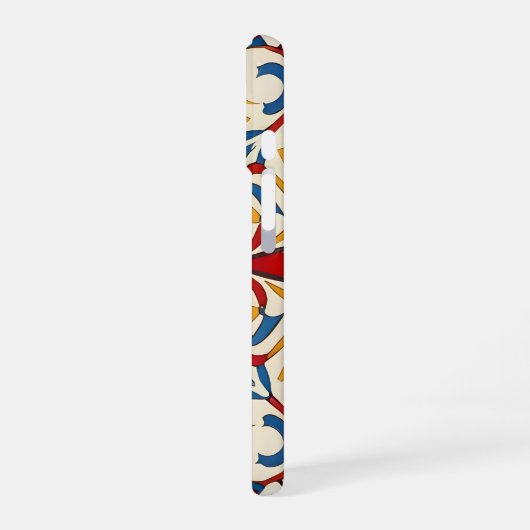  mozaïek, Mandala Pattern iPhone 16 Hoesje (Linkerkant)