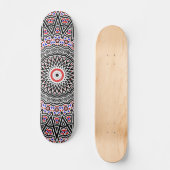 Mozaïek Mandala Skateboard (Voorkant)