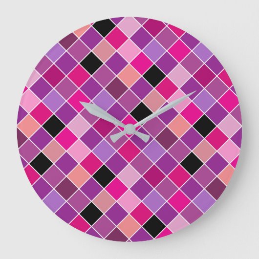 Mozaïek op glas 10 grote klok (Voorkant)