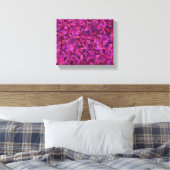 Mozaïek Paarse Roze Canvas Afdruk (Insitu (Slaapkamer))