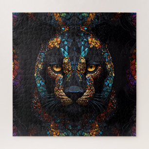 Mozaïek Panther Art Legpuzzel