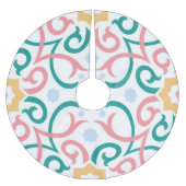 Mozaïek/pastel/lente  kerstboom rok (Voorkant)