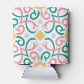 Mozaïek/pastel/veer Blikjeskoeler (Achterkant)