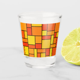 Mozaïek Patroon Shot Glass Glas